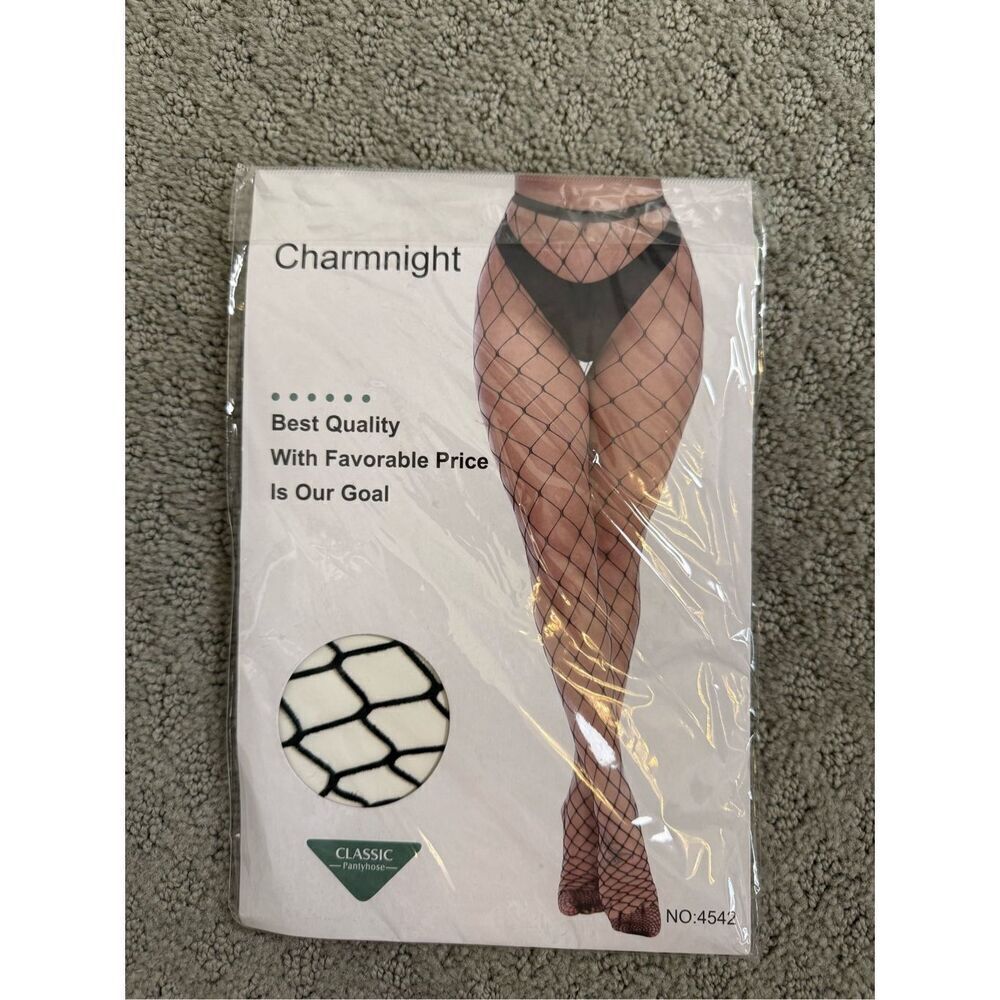 ⭐️3 for $10⭐️ New Fishnet Tights Pantyhose Costume One Size Large Holes